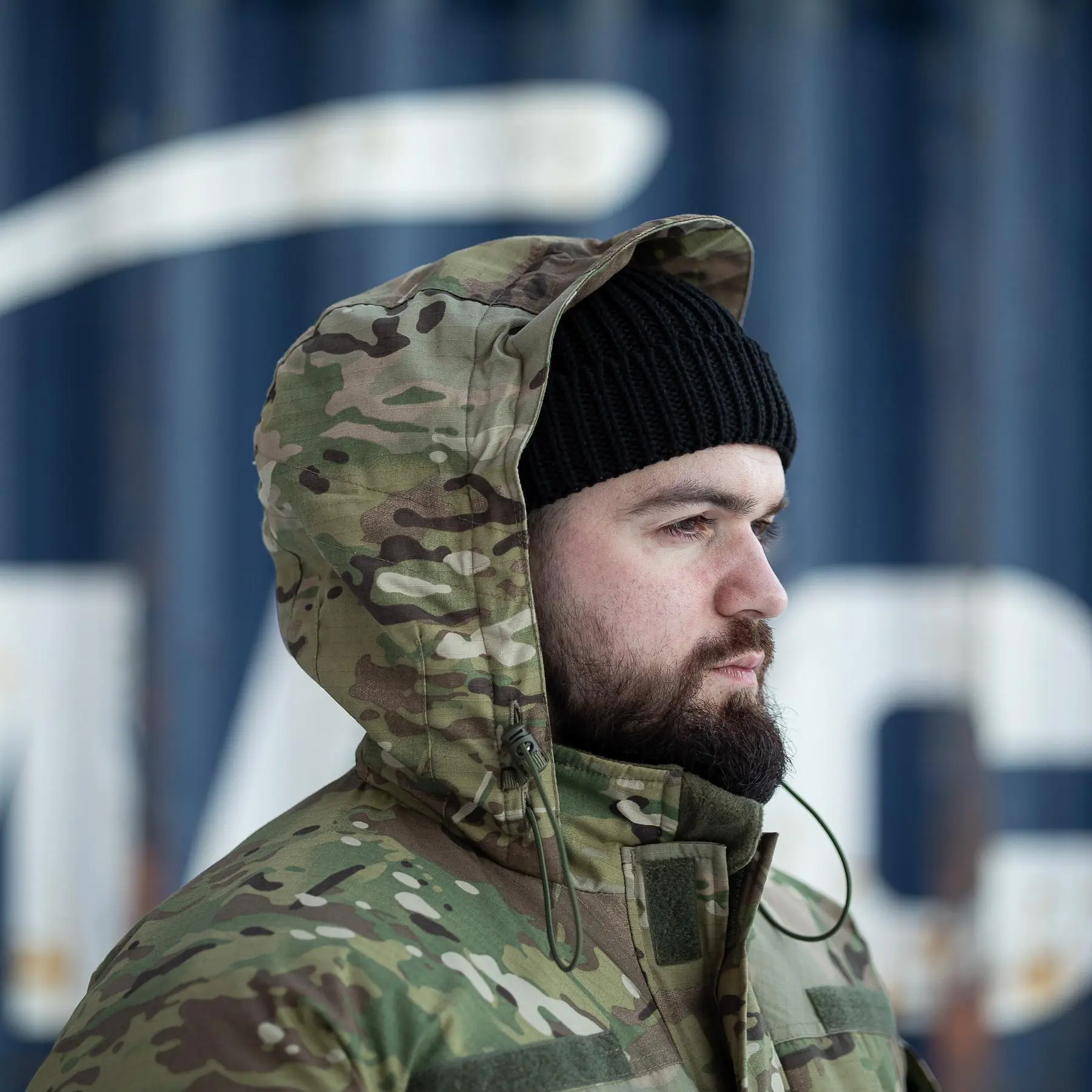 Зимова куртка-бушлат "Говерла" мультикам ЗСУ (Омні-Хіт + синтепон) з подвійним замком (Omni-Heat)