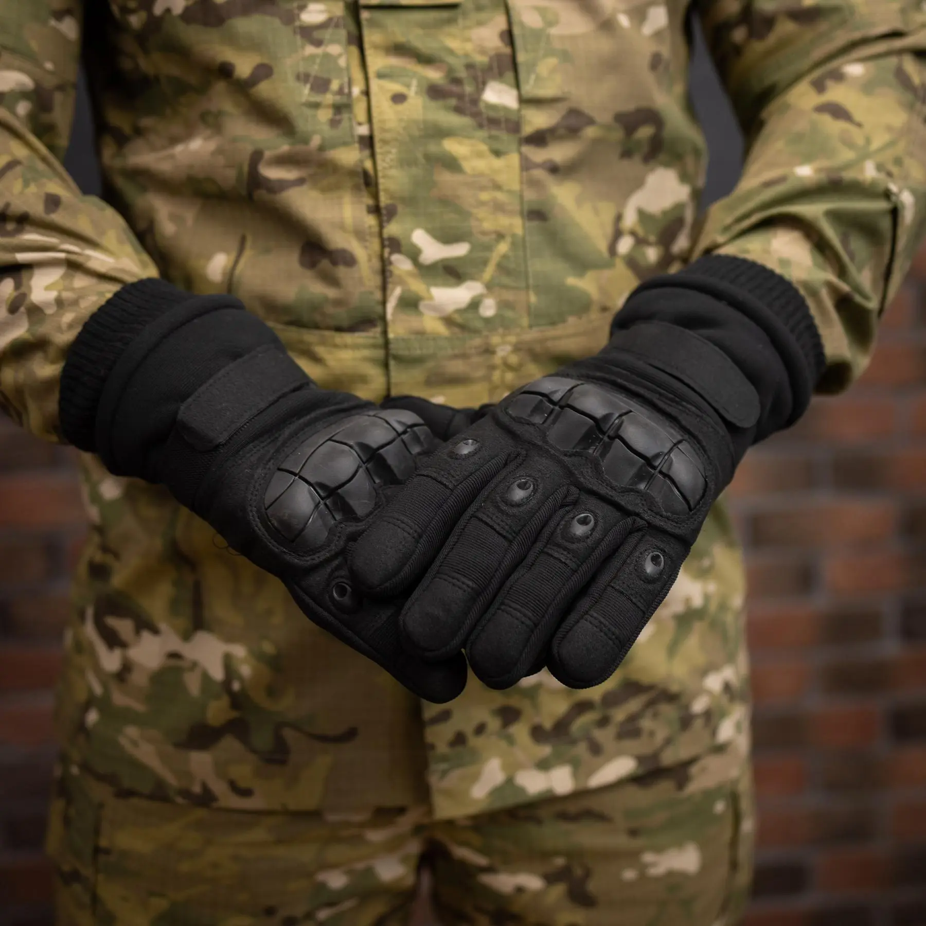 Штурмові тактичні рукавиці (чорний)