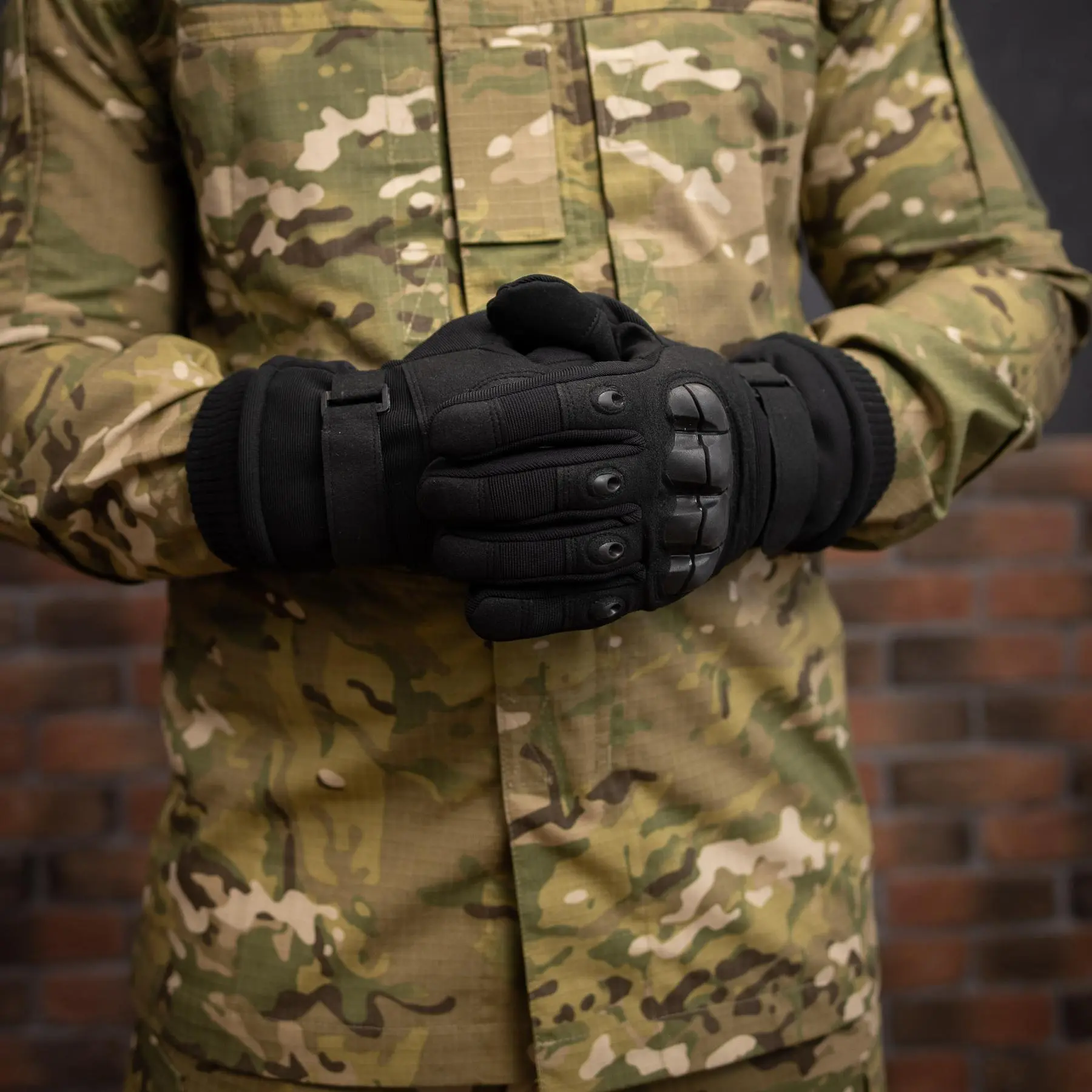 Штурмові тактичні рукавиці (чорний)