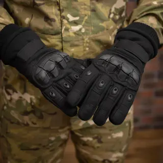 Штурмові тактичні рукавиці (чорний)