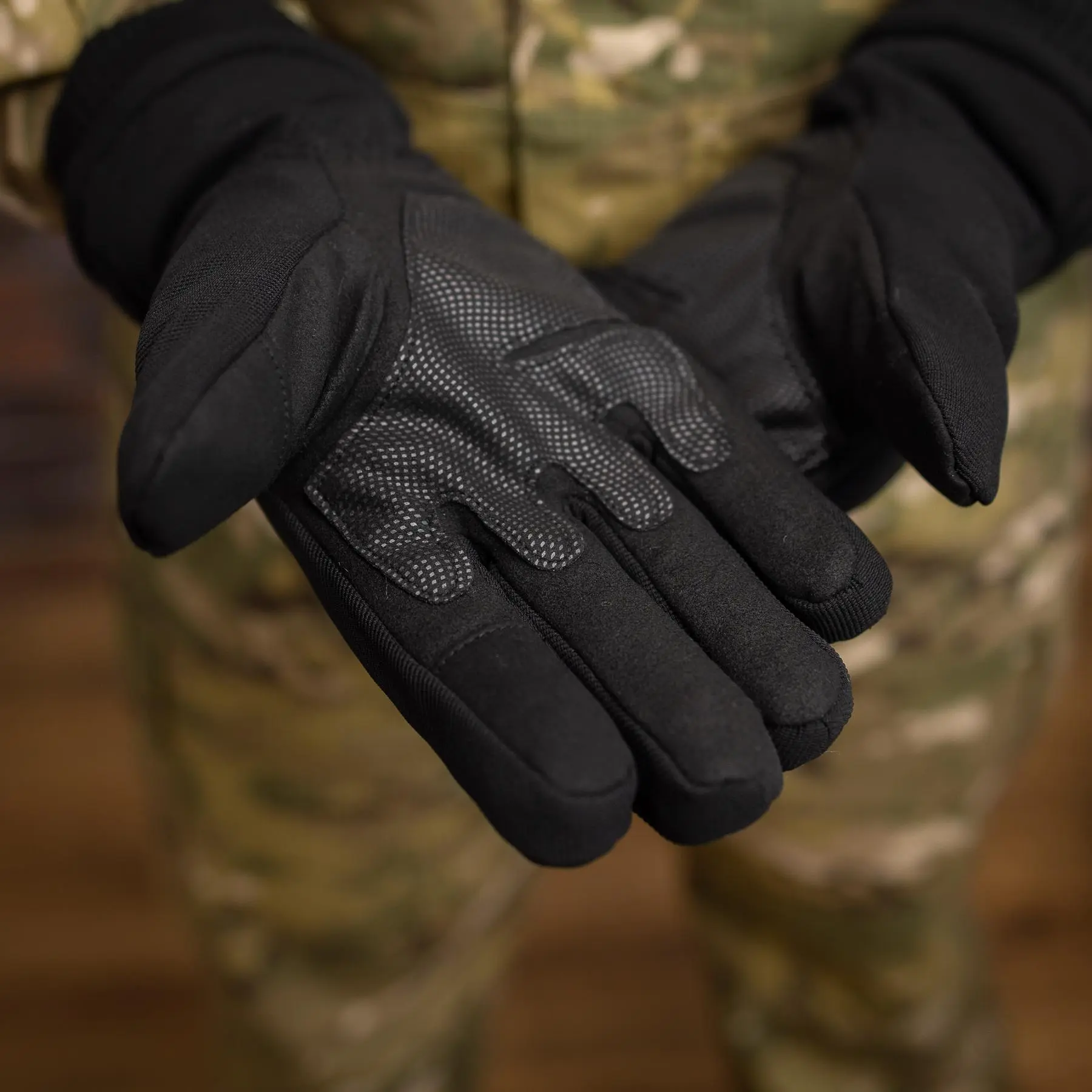 Штурмові тактичні рукавиці (чорний)