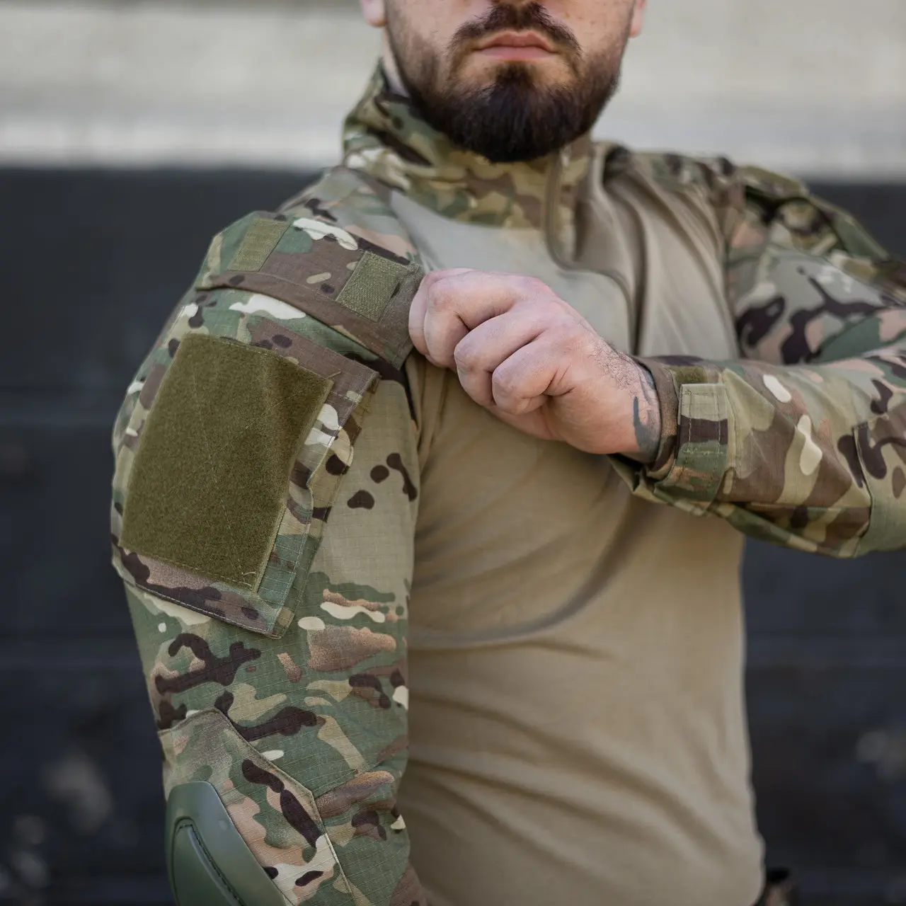 Тактична сорочка Ubacs (Убакс) Hawk Rip-Stop Gen-2 з налокітниками (мультикам)