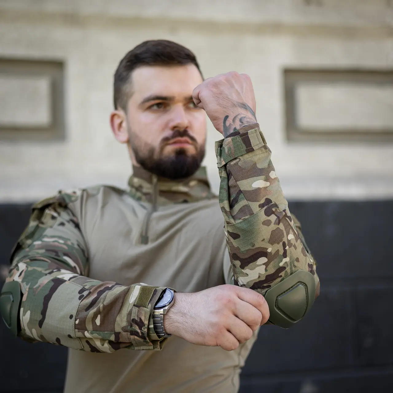 Тактична сорочка Ubacs (Убакс) Hawk Rip-Stop Gen-2 з налокітниками (мультикам)