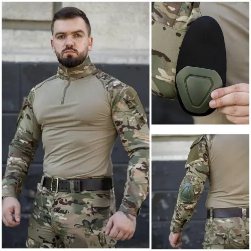 Тактична сорочка Ubacs (Убакс) Hawk Rip-Stop Gen-2 з налокітниками (мультикам)