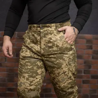 Штани ріп-стоп піксель омні-хіт зимові тактичні