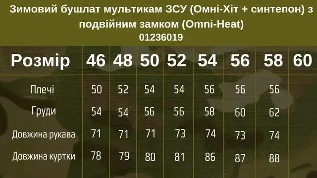 Зимовий комплект 2в1: Бушлат на Omni-Heat + Штани тактичні Apex відовідштовхувальні (мультикам)