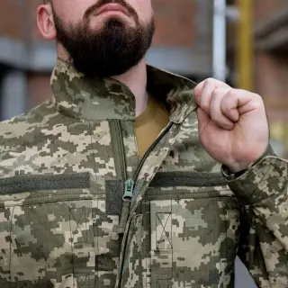 Кітель Grifon піксель ріп-стоп (вафелька) літній