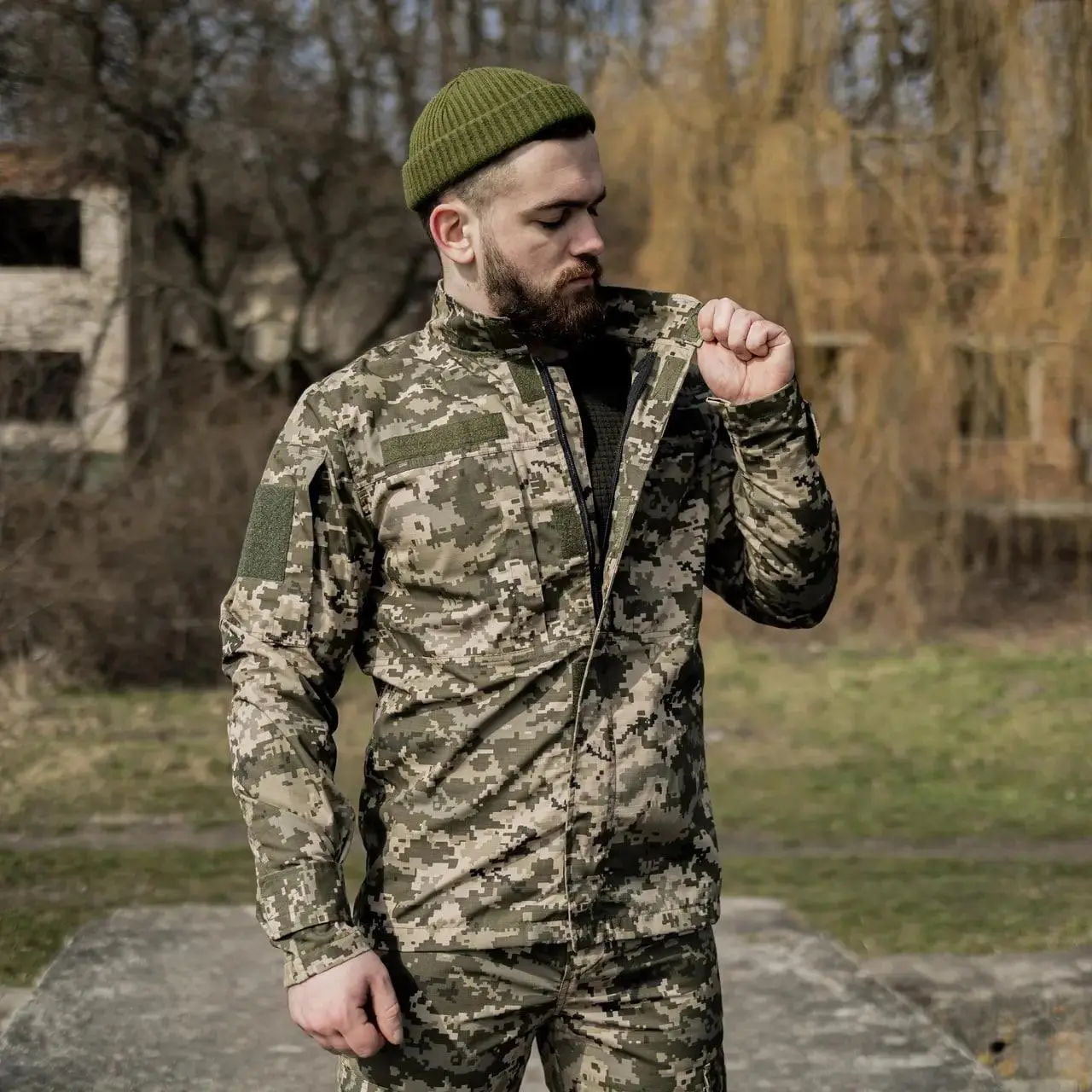 Кітель "Grifon Gen-II" піксельЗСУ ріп-стоп (вафелька) "Grifon" літо