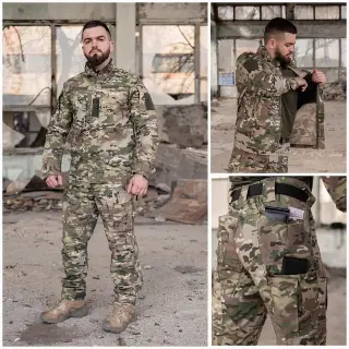 Тактичний костюм "Grifon Apex Gen-IV" вафелька ріп-стоп (Multicam Tropik)