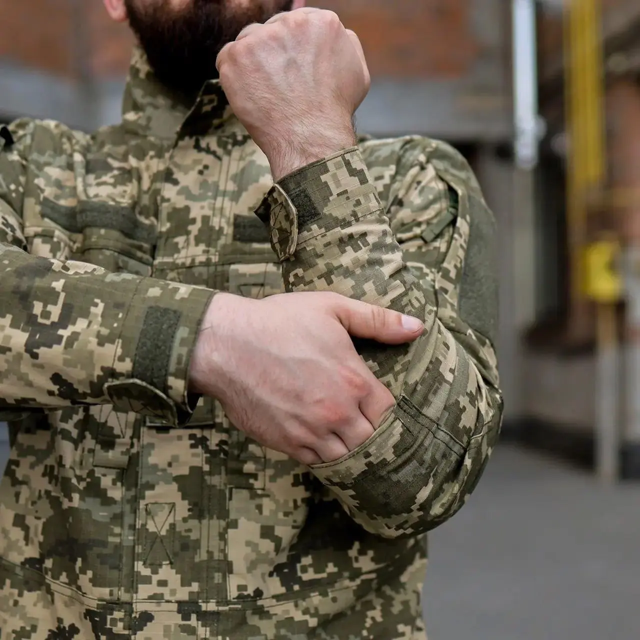 Військова тактична форма (Статутна форма ЗСУ) Grifon піксель ріп-стоп (вафелька) літня