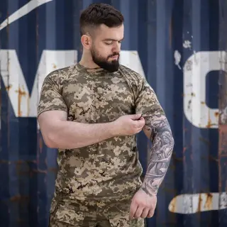 Футболка тактична Coolmax піксель  Gen-2