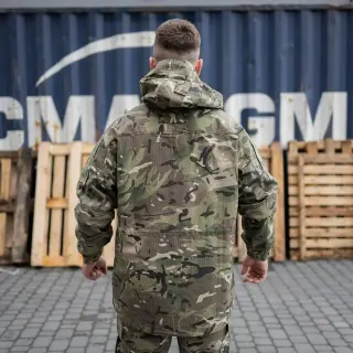 Куртка тактична військова Grifon мультикам ріп-стоп (вафелька) Ferox демісезон