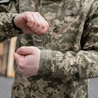 Куртка тактична військова Grifon піксель ріп-стоп (вафелька) Ferox демісезон