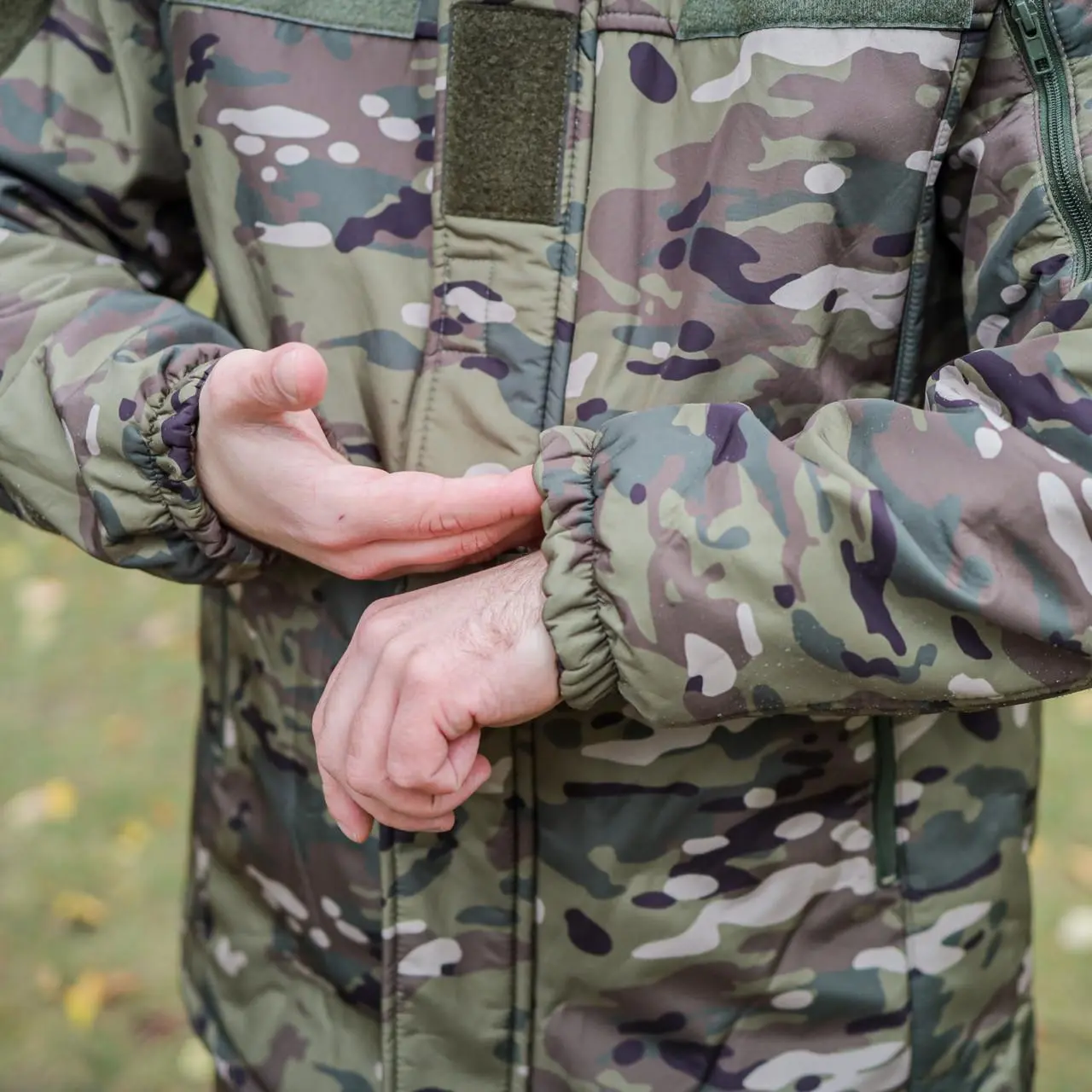 Тактична куртка зимова Soft Shell (Singl Sword) Мультикам