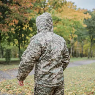 Tactical Winter Jacket Soft Shell (Single Sword) Pixel