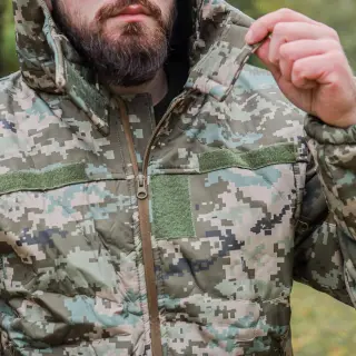 Tactical Winter Jacket Soft Shell (Single Sword) Pixel