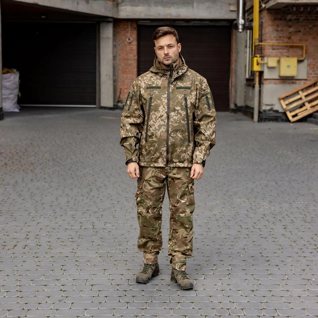 Куртка Grifon Tactical (СШП-О22) піксель софтшел