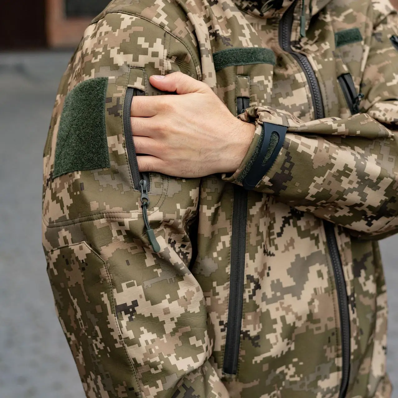 Куртка Grifon Tactical (СШП-О22) піксель софтшел