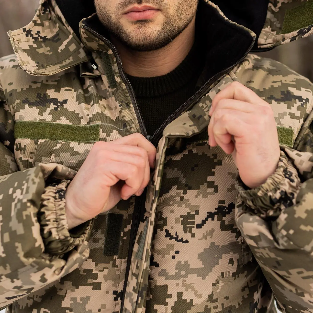 Куртка Grifon Ukrainian Military FLIS (ЧСПФ-З22) піксель саржа