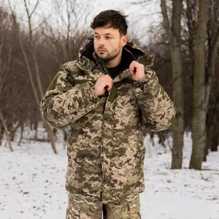 Куртка Grifon Ukrainian Military FLIS (ЧСПФ-З22) піксель саржа