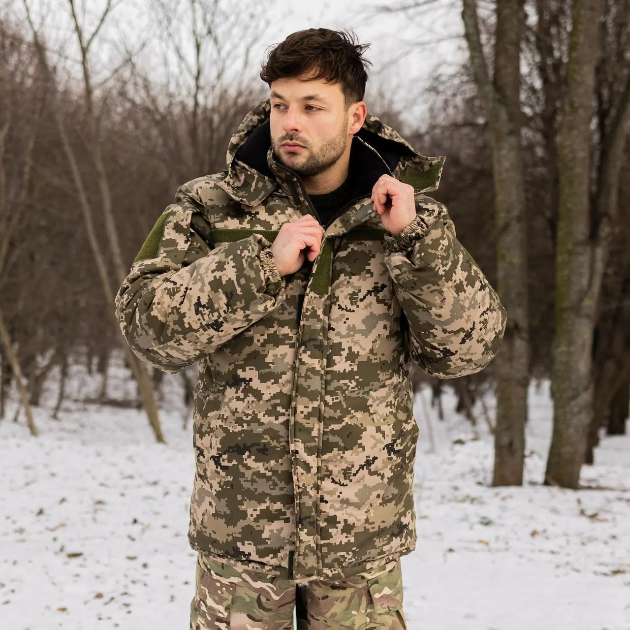 Куртка Grifon Ukrainian Military FLIS (ЧСПФ-З22) піксель саржа