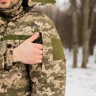 Куртка Grifon Ukrainian Military FLIS (ЧСПФ-З22) піксель саржа