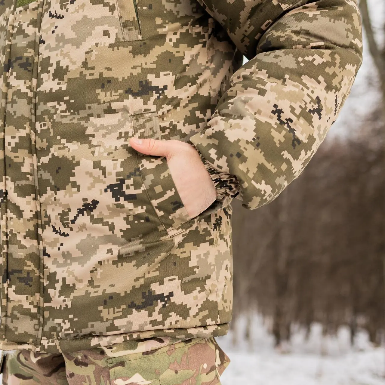 Куртка Grifon Ukrainian Military FLIS (ЧСПФ-З22) піксель саржа