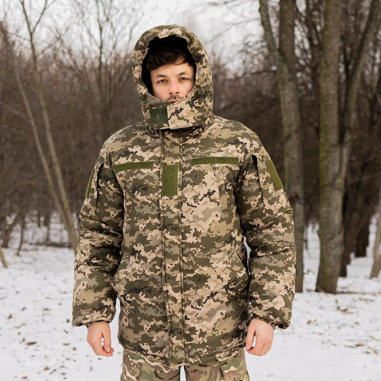 Куртка Grifon Ukrainian Military FLIS (ЧСПФ-З22) піксель саржа