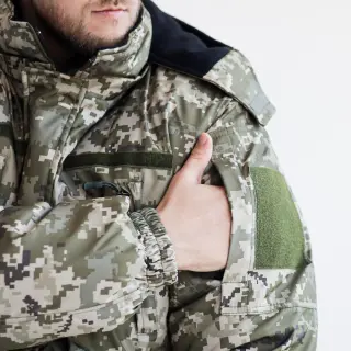 Куртка Grifon Ukrainian Military FLIS (ПЛПФ-З22) піксель плащівка