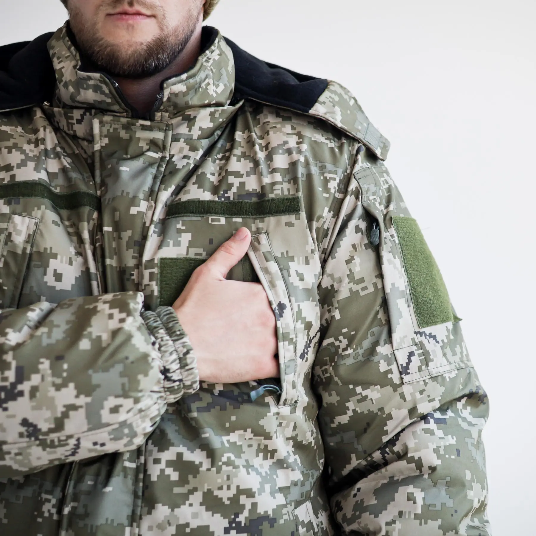 Куртка Grifon Ukrainian Military FLIS (ПЛПФ-З22) піксель плащівка