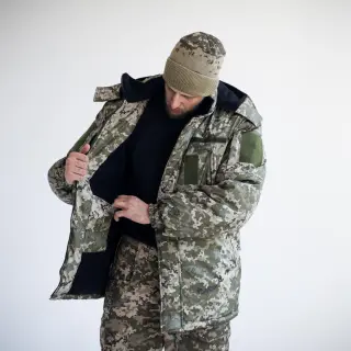 Куртка Grifon Ukrainian Military FLIS (ПЛПФ-З22) піксель плащівка
