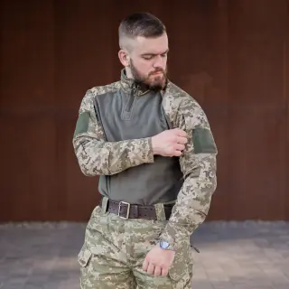 Флісова бойова сорочка Grifon Ubacs(Убакс) піксель М14