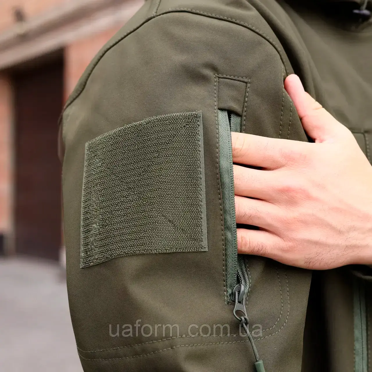 Військова тактична куртка Soft Shell Grifon хакі