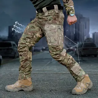 Штани військові тактичні 13 кишень, GRIFON Apex Gen-III мультикам Rip-Stop (вафелька)