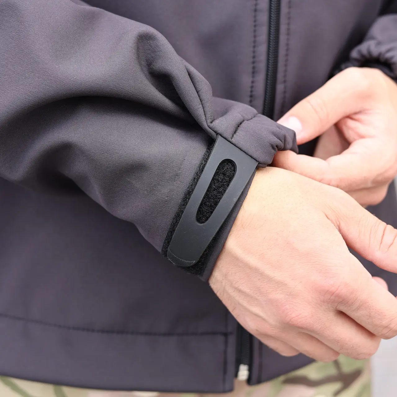 Військова тактична куртка Soft Shell Grifon темно- сірий