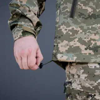 Військова тактична куртка Soft Shell Grifon піксель