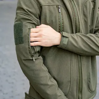 Тактична куртка Soft Shell (хакі) | Gifon Basic