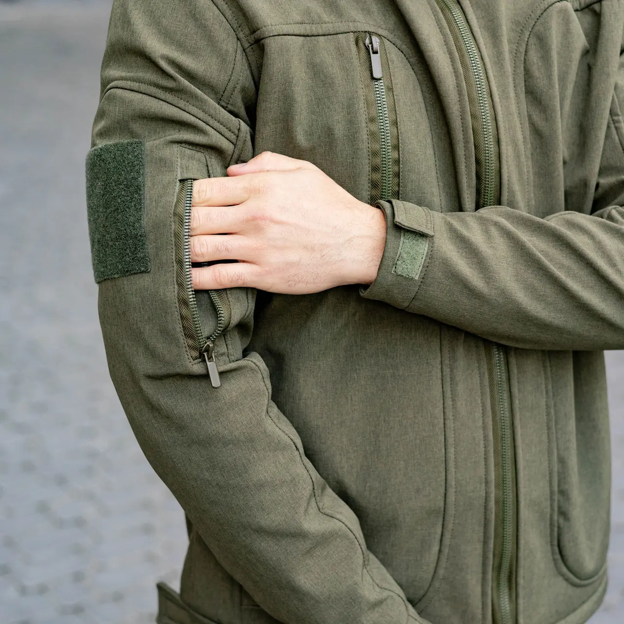 Тактична куртка Soft Shell (хакі) | Gifon Basic