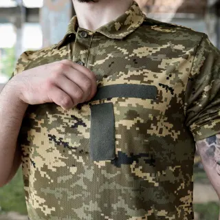 Футболка поло тактична піксель літня