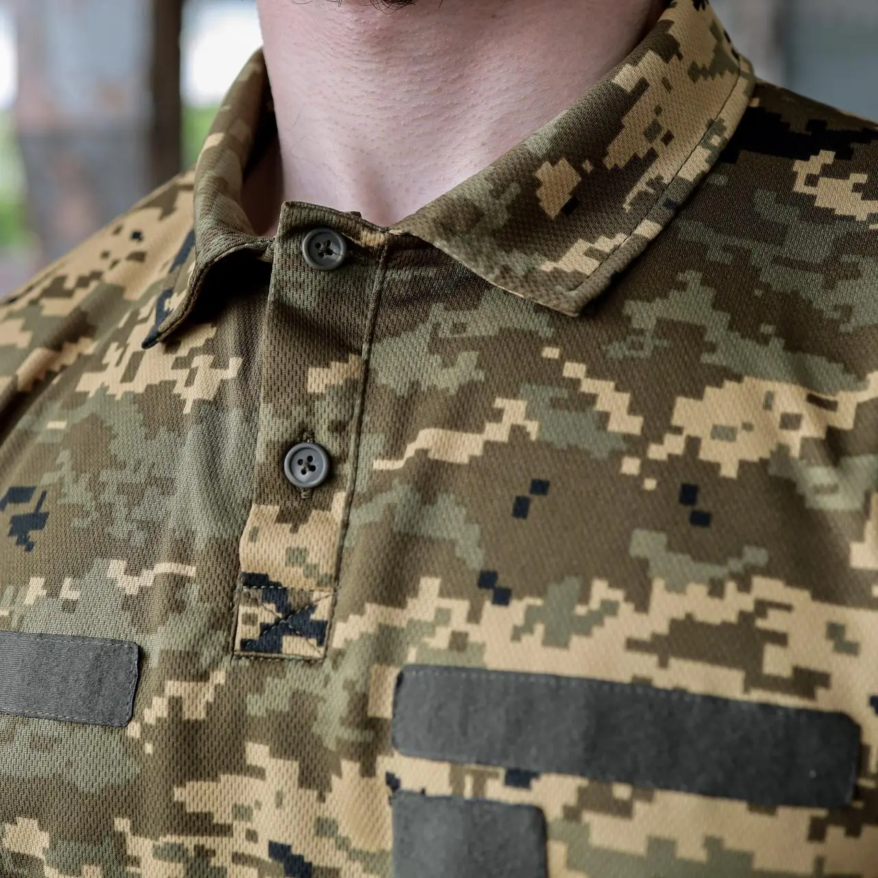 Футболка поло тактична піксель літня