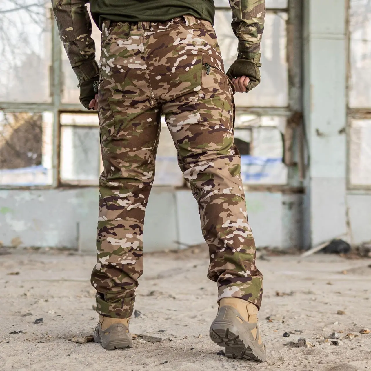 Тактичні штани 8 кишень Grifon Sturm Soft Shell мультикам