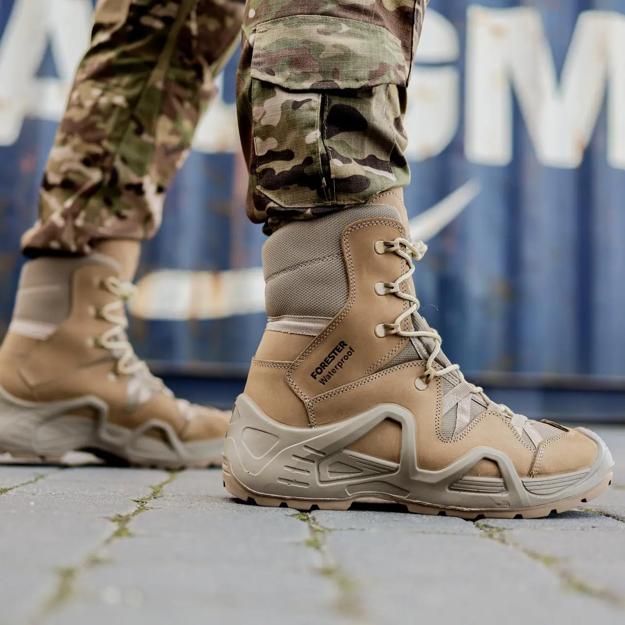 Берці тактичні Forester Waterproof пісок
