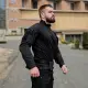 Тактична сорочка Ubacs(Убакс) Grifon чорна ріп-стоп (вафелька) CoolMax - Фото 8