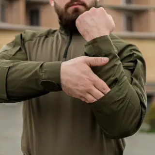 Тактична сорочка Ubacs(Убакс) Grifon койот ріп-стоп (вафелька) CoolMax