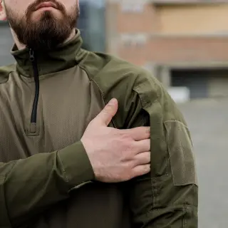 Тактична сорочка Ubacs(Убакс) Grifon койот ріп-стоп (вафелька) CoolMax