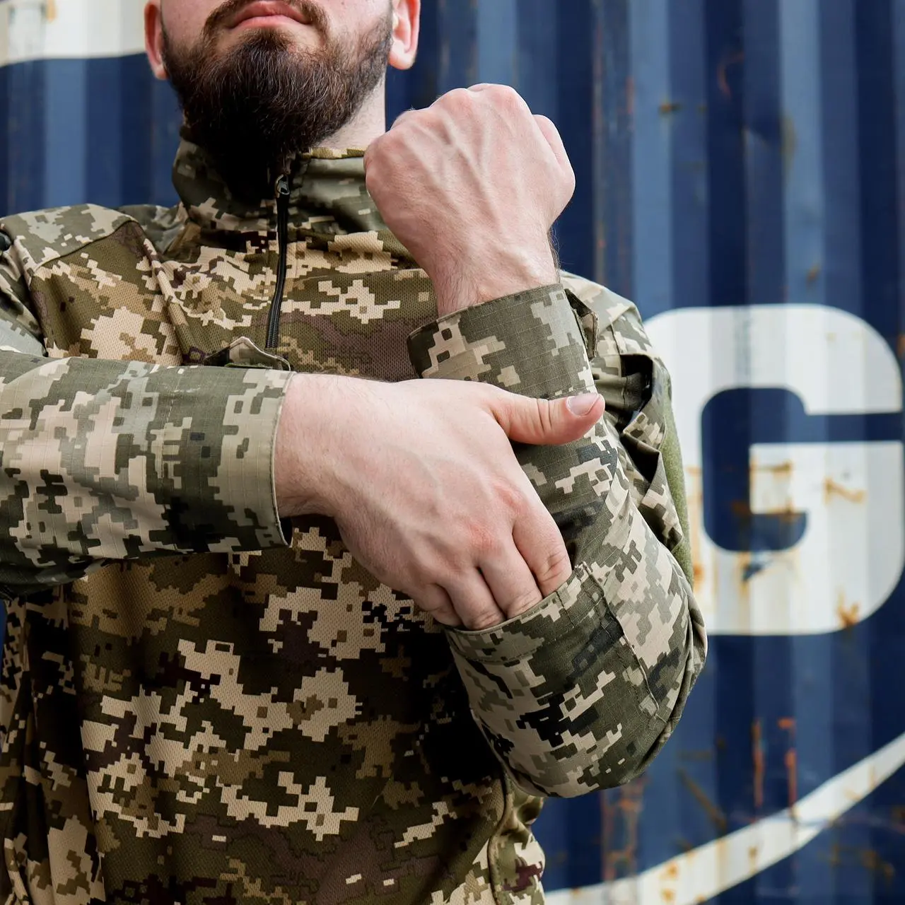 Тактична сорочка Ubacs(Убакс) Grifon піксель ЗСУ ріп-стоп (вафелька) CoolMax