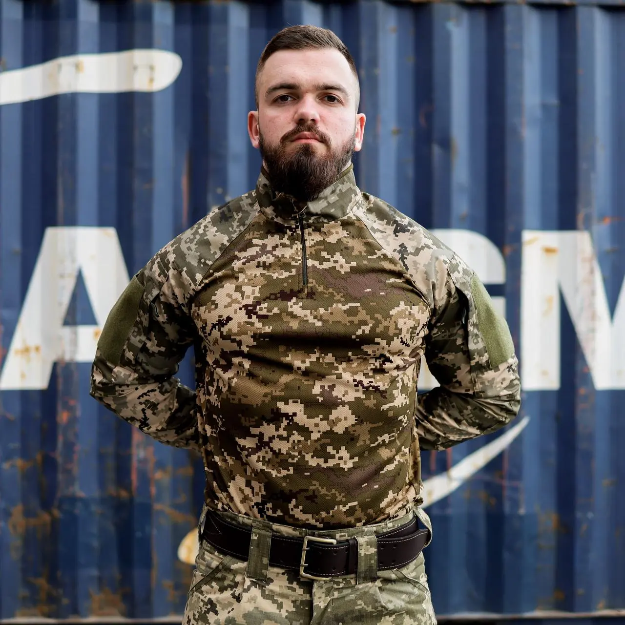 Тактична сорочка Ubacs(Убакс) Grifon піксель ЗСУ ріп-стоп (вафелька) CoolMax