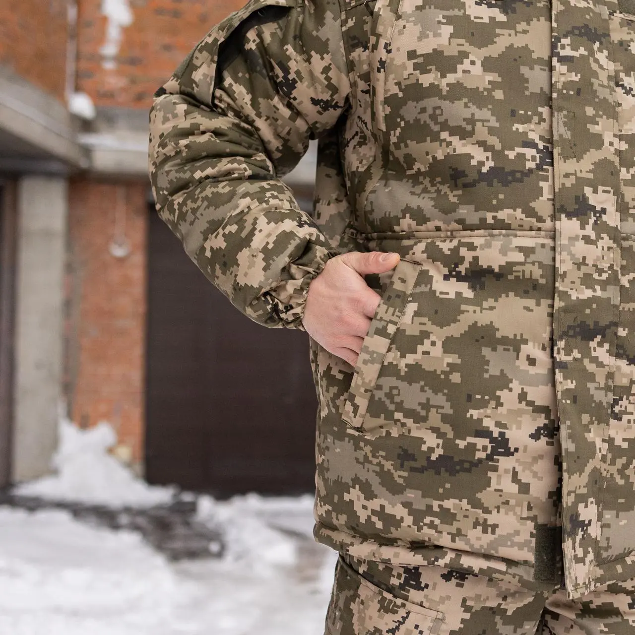 Куртка військова Grifon на хутрі Піксель ЗСУ