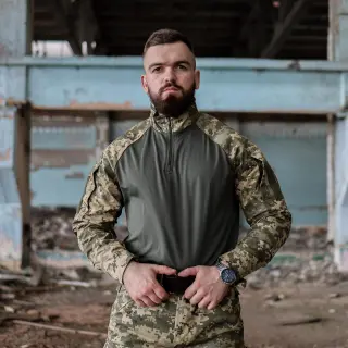 Тактична сорочка Ubacs (Убакс) Grifon піксель ріп-стоп (вафелька) CoolMax (РППК)