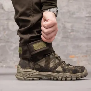 Штани тактичні 8 кишень Shark Soft shell (хакі) на флісі